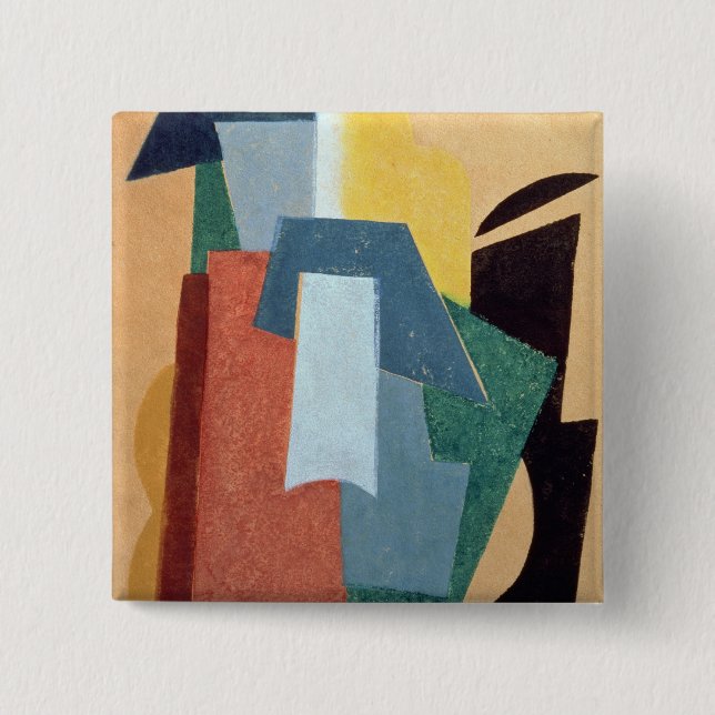 Badge Carré 5 Cm Été, 1917-18 (Devant)