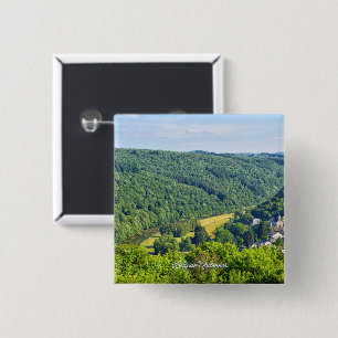 Badge Carré 5 Cm Été dans les Ardennes belges