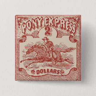 Badge Carré 5 Cm Étiquette Vintage de Express pivotant