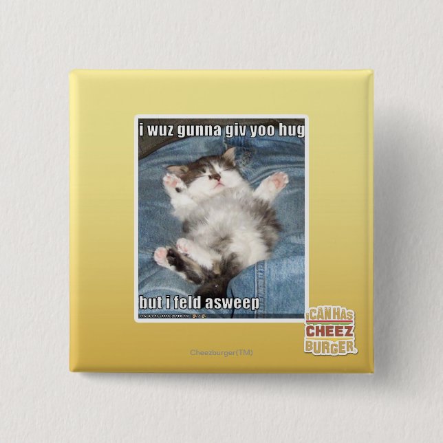 Badge Carré 5 Cm Étreinte de yoo de giv de gunna du wuz I (Devant)