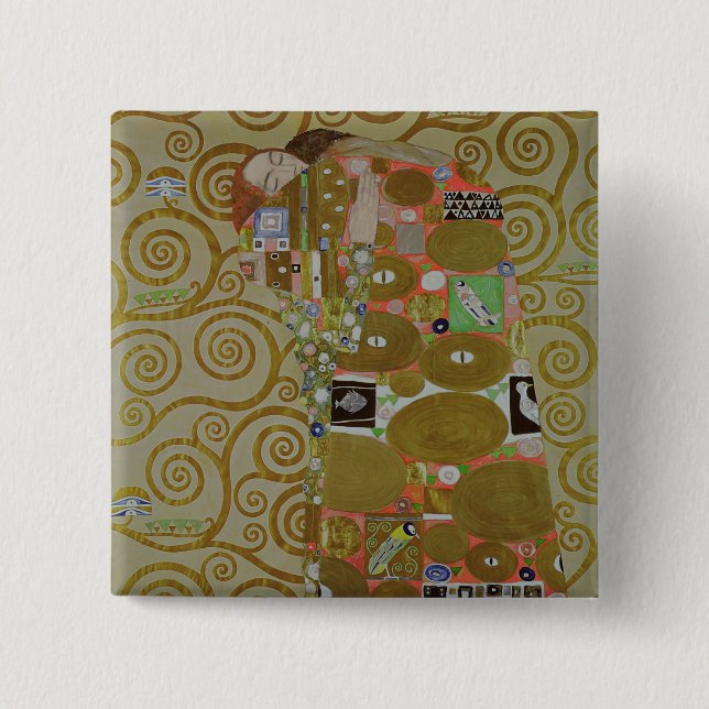 Badge Carré 5 Cm Étude pour l'accomplissement, c.1905-09 (la (Devant)