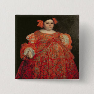 Badge Carré 5 Cm Eugenia Martinez Vallejo, appelé La Monstrua