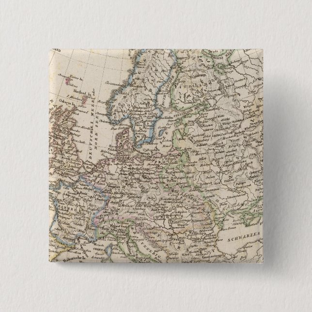 Badge Carré 5 Cm Europa (Devant)