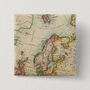 Badge Carré 5 Cm Europe 3