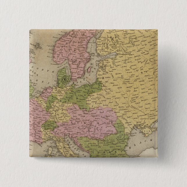 Badge Carré 5 Cm Europe 47 (Devant)