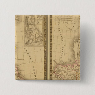 Badge Carré 5 Cm Europe ancienne 2