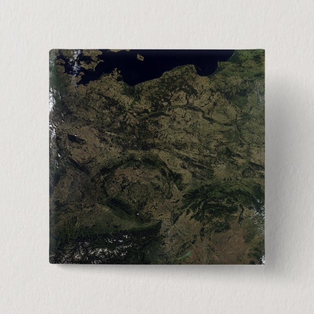 Badge Carré 5 Cm Europe centrale (Devant)