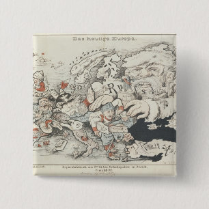 Badge Carré 5 Cm Europe', d'aujourd'hui 1887