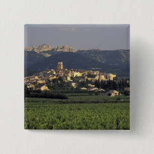 Badge Carré 5 Cm Europe, France, Provence, Vaucluse, SSablet,