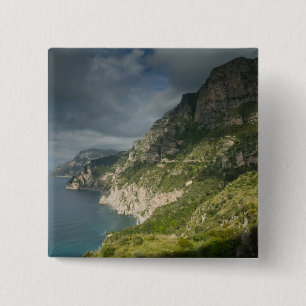 Badge Carré 5 Cm Europe, Italie, Campanie (Côte amalfitaine) Posita