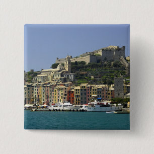 Badge Carré 5 Cm Europe, Italie, Portovenere alias Porto Venere.