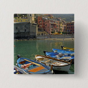 Badge Carré 5 Cm Europe, Italie, région de Ligurie, Cinque Terre, 2
