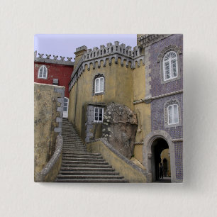 Badge Carré 5 Cm Europe, Portugal, Sintra. Pena National 2