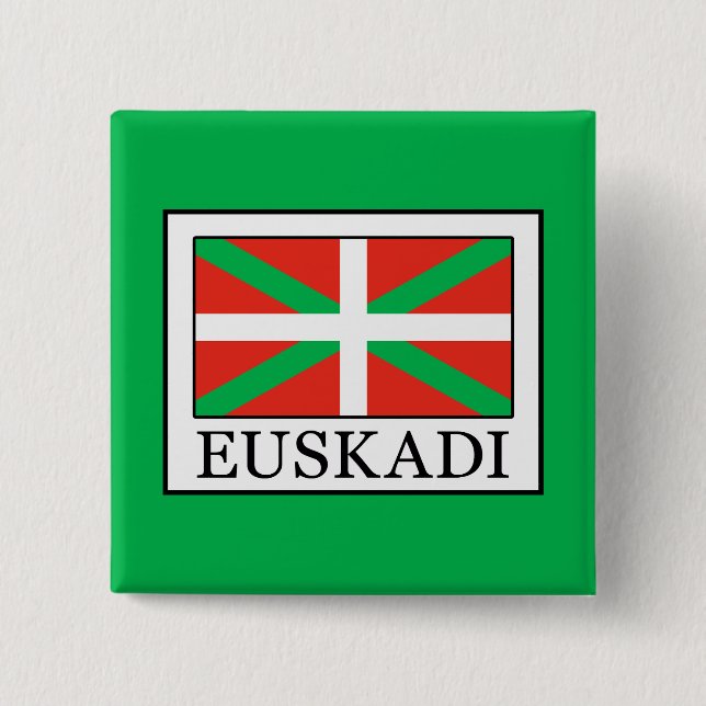 Badge Carré 5 Cm Euskadi (Devant)
