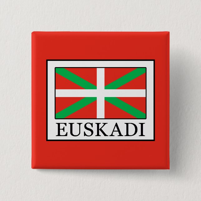 Badge Carré 5 Cm Euskadi (Devant)