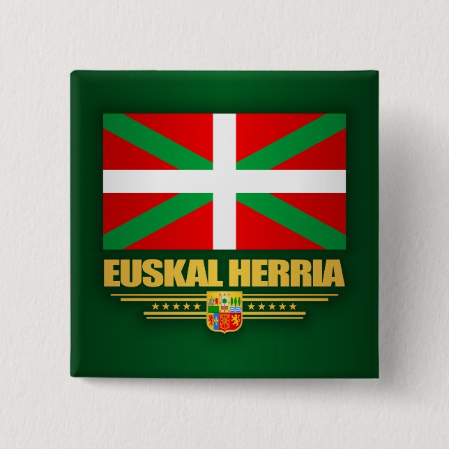 Badge Carré 5 Cm Euskal Herria (Devant)