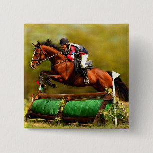 Badge Carré 5 Cm Eventer - art de cheval