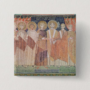 Badge Carré 5 Cm Évêque de octroi de Constantine IV privilèges