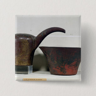 Badge Carré 5 Cm Ewer et bassin (cuivre)