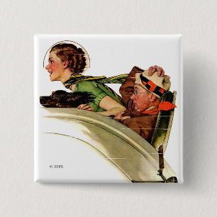 Badge Carré 5 Cm Exaltation