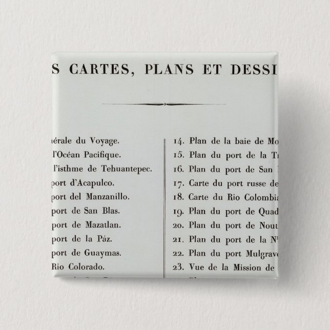 Badge Carré 5 Cm Exploration de l'Oregon (Devant)