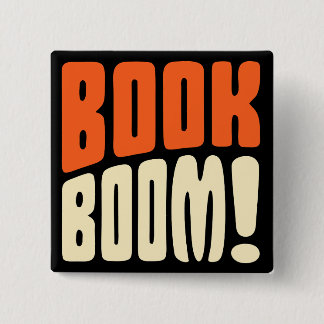 BADGE CARRÉ 5 CM EXPLOSION DE LIVRES !
