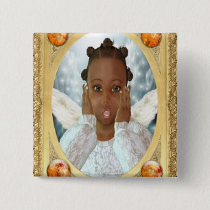 Badge Carré 5 Cm Expressions # 2