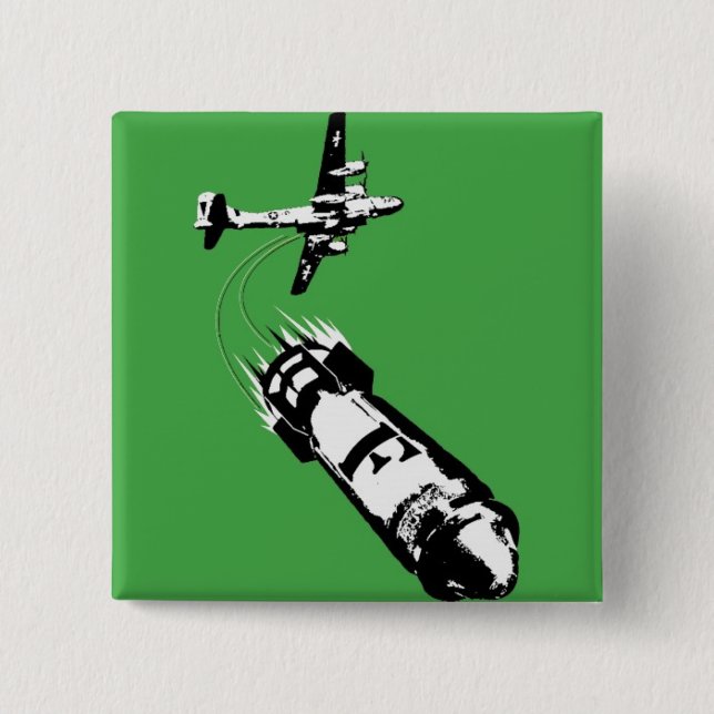 Badge Carré 5 Cm F-Bombe (Devant)