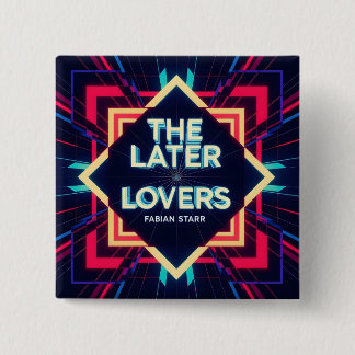 Badge Carré 5 Cm Fabian The Later Lovers Fan Button 