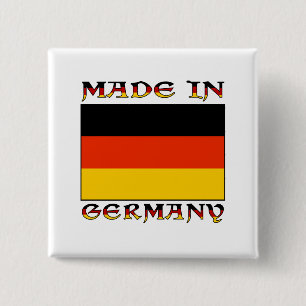 Badge Carré 5 Cm Fabriqué en Allemagne