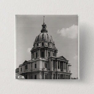 Badge Carré 5 Cm Façade de l'église de St Louis