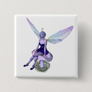 Badge Carré 5 Cm Faery - NIP