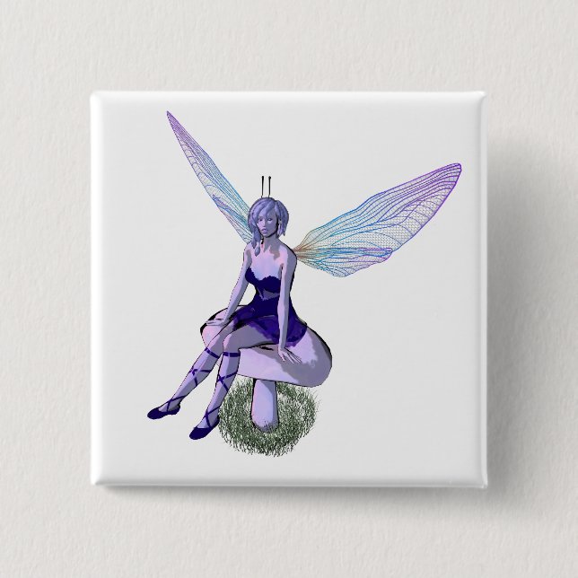 Badge Carré 5 Cm Faery - NIP (Devant)