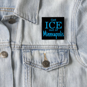 Badge Carré 5 Cm Faire sortir l'ICE de [lieu]
