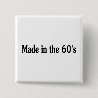 Badge Carré 5 Cm Fait pendant les années 60