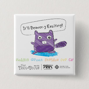 Badge Carré 5 Cm Faites votre partie pour trouver un traitement !