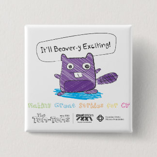 Badge Carré 5 Cm Faites votre partie pour trouver un traitement !