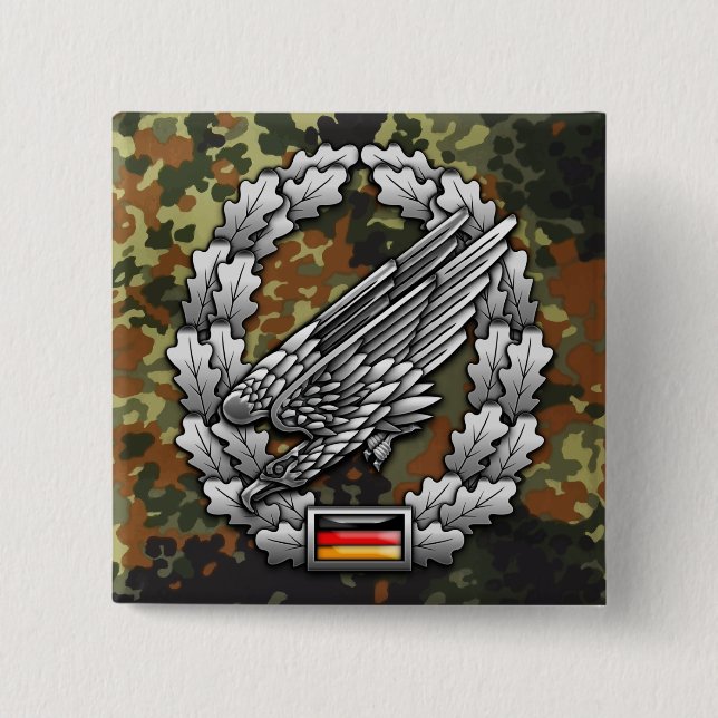 Badge Carré 5 Cm Fallschirmjägertruppe (Devant)