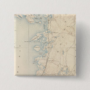 Badge Carré 5 Cm Falmouth, Massachusetts