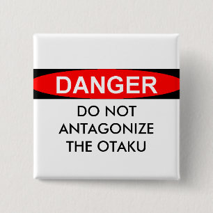Badge Carré 5 Cm Fan d'Anime