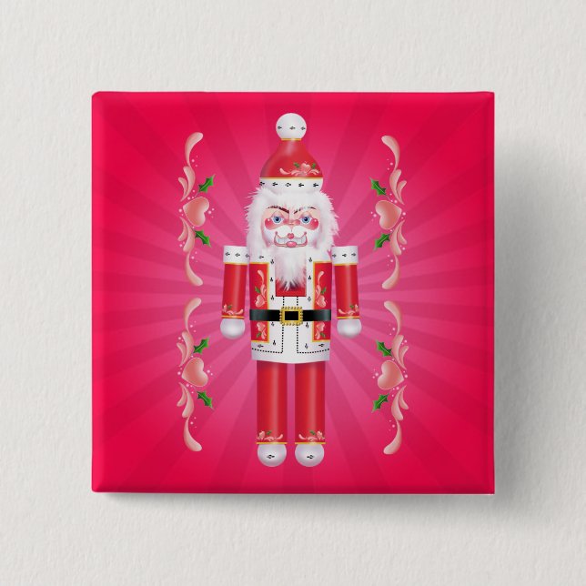 Badge Carré 5 Cm FANCY NUTCRACKER par SHARON SHARPE (Devant)