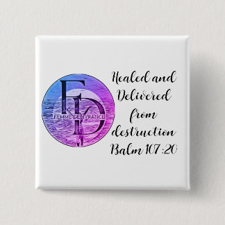 Badge Carré 5 Cm FD Button