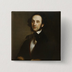 Badge Carré 5 Cm Felix Mendelssohn