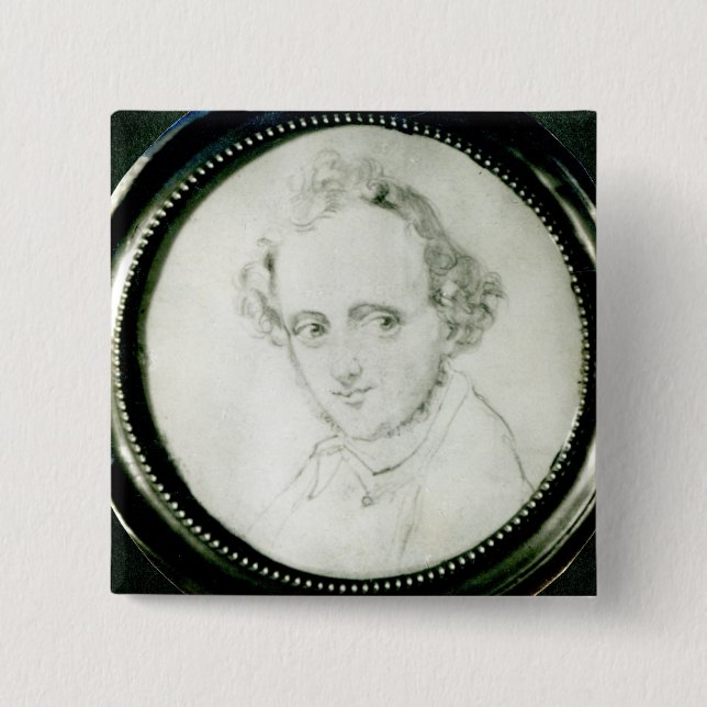 Badge Carré 5 Cm Felix Mendelssohn (Devant)