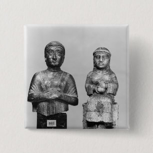 Badge Carré 5 Cm Femme avec le châle