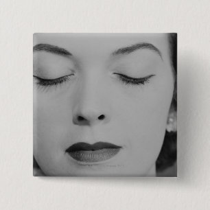Badge Carré 5 Cm Femme mûre 2