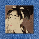 Femme s'essuyant la sueur Art Vintage
