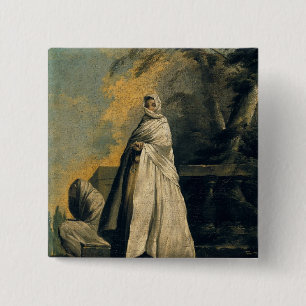 Badge Carré 5 Cm Femmes drapées dans le blanc