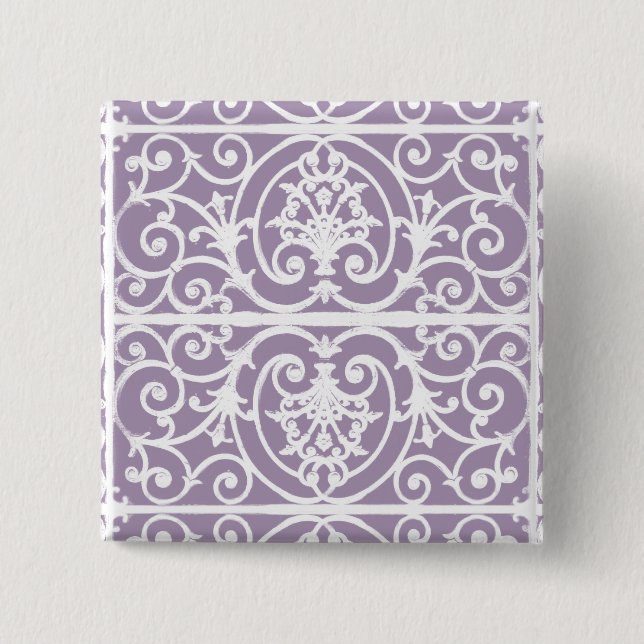 Badge Carré 5 Cm Fer Highgate (Devant)