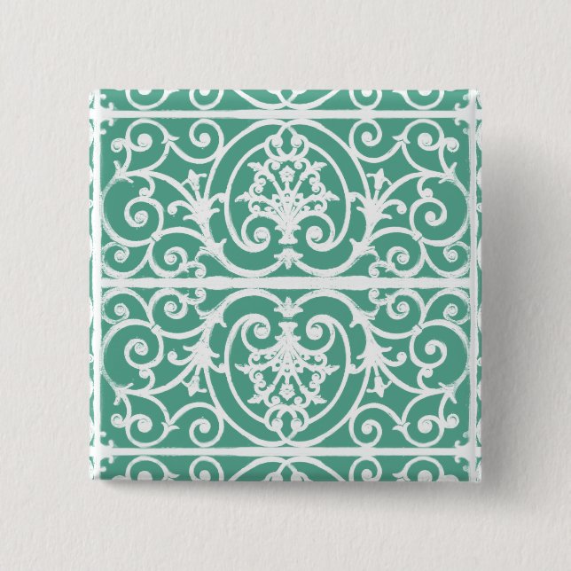 Badge Carré 5 Cm Fer Highgate (Devant)